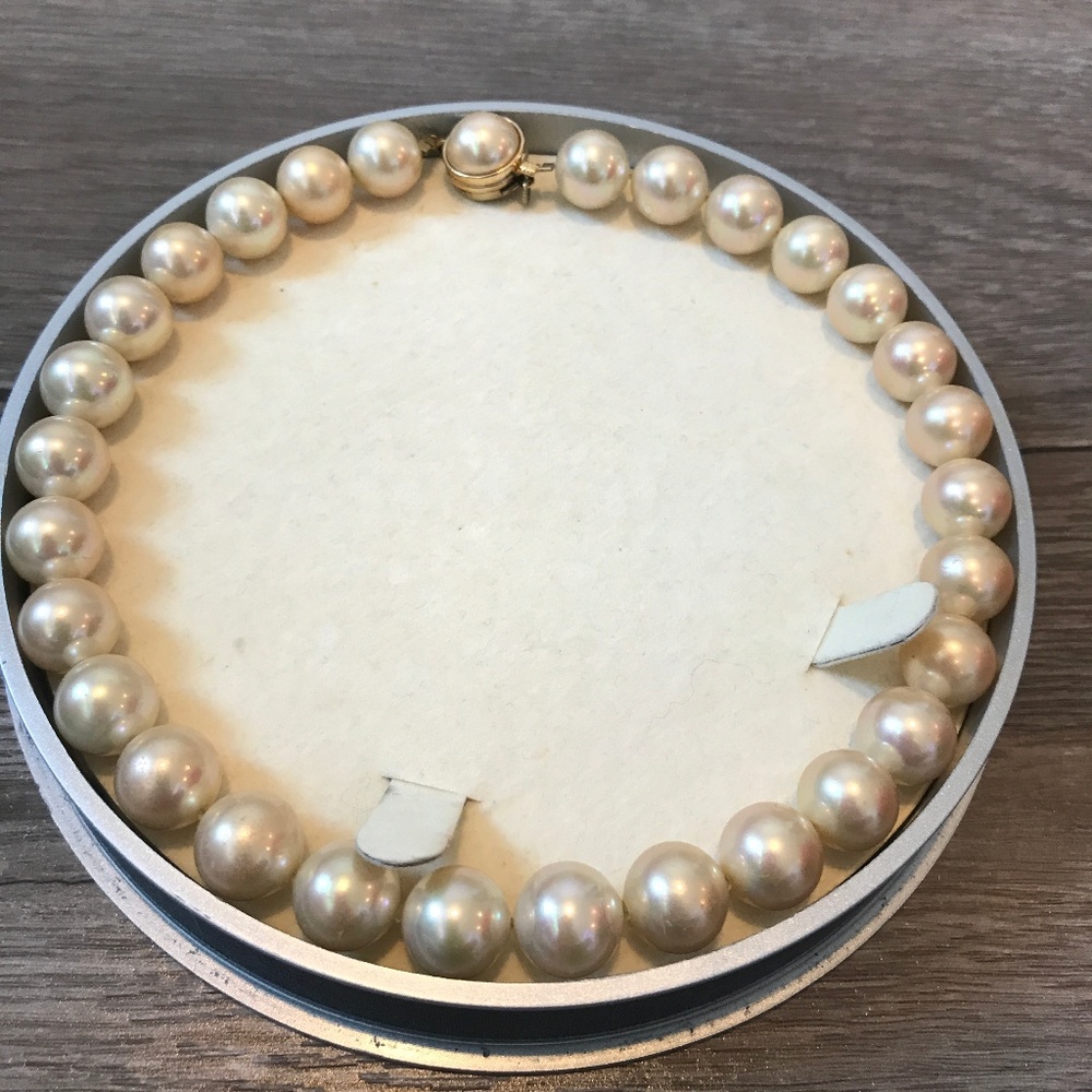 16" Strand of 8mm Majorica Pearls.